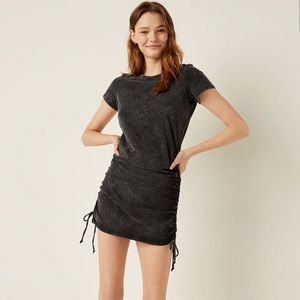 🖤👽 VS Pink Acid Wash Ruched Side Dress XXL